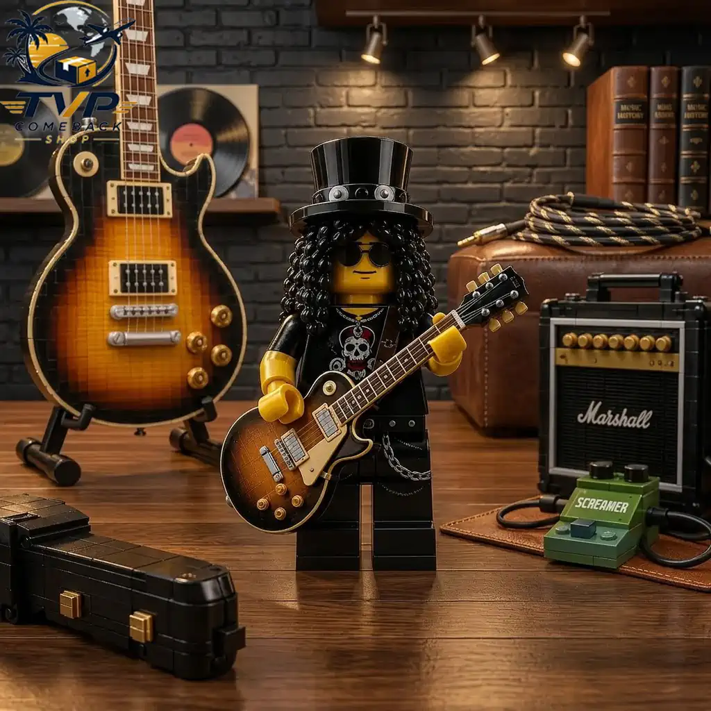 Gibson Slash Les Paul Signature Guitar 3D Edition Building Block Set Gibson Slash Les Paul Signature Guitar 3D Edition Building Block Set