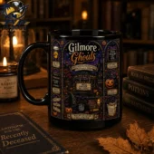 Gilmore Ghouls Halloween themed coffee mug by Tvpcomebackshop