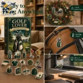 Golf Lover Advent Calendar 2026 2 Golf Lover Advent Calendar with 24 acrylic golf-themed ornaments from Tvpcomebackshop