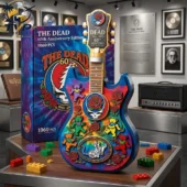 Grateful Dead 60th Anniversary Edition guitar building block set with box by Tvpcomebackshop