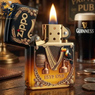 Guinness Brewery ESTD 1759 Collectible Edition Zippo Lighter