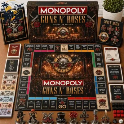 Guns N' Roses Collector's Edition Monopoly Board Game