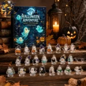 Halloween 2026 Advent calendar with 24 acrylic ghost charms