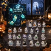2026 Halloween Adventure advent calendar with 24 ghost acrylic charms from Tvpcomebackshop