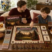 Harry Potter Gryffindor Collectors Edition Monopoly Board Game 2 i52gj
