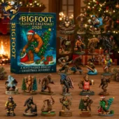 2026 Bigfoot Advent Calendar and collection of miniature Sasquatch figurines