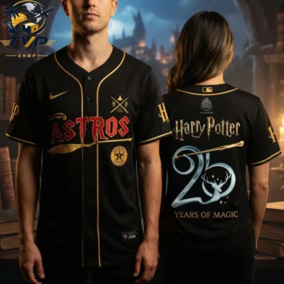 Houston Astros x Harry Potter 25 Years of Magic 2026 Baseball Jersey Houston Astros x Harry Potter 25 Years of Magic 2026 Baseball Jersey
