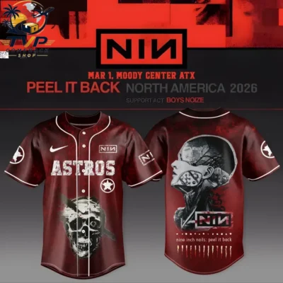 Houston Astros x NIN Nine Inch Nails Peel It Back Tour  2026  Baseball Jersey