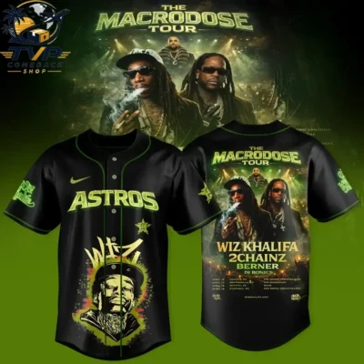 Houston Astros x Wiz Khalifa The Macrodose Tour 2026 Baseball Jersey