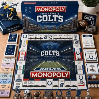 Indianapolis Colts Collector's Edition Monopoly Board Game Indianapolis Colts Collector's Edition Monopoly Board Game