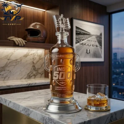 Indy 500 110th Anniversary Borg-Warner Trophy Premium Decanter Bottle