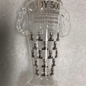 Indy 500 110th Anniversary Borg-Warner Trophy Premium Decanter Bottle 5 Indy 500 110th Anniversary Commemorative Whiskey Bottle