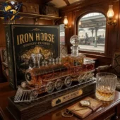 Iron Horse Whiskey Express Train Decanter Bottle