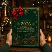 2026 Irish Whiskey Anniversary Advent Calendar held in hands
