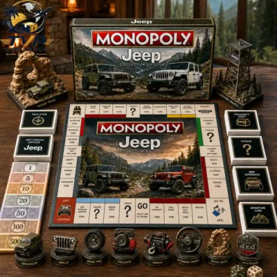 Jeep 85th Anniversary Limited Collector Edition Monopoly Board Game