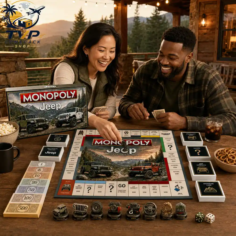 Jeep 85th Anniversary Limited Collector Edition Monopoly Board Game Jeep 85th Anniversary Limited Collector Edition Monopoly Board Game
