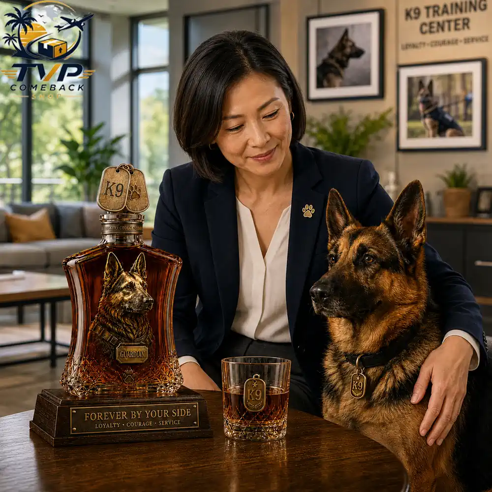 K9 German Shepherd Forever By Your Side Whiskey Bottle K9 German Shepherd Forever By Your Side Whiskey Bottle