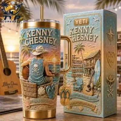 Kenny Chesney No Shoes Nation Tumbler With Handle