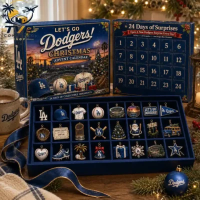 La Dodgers Baseball Christmas Advent Calendar 2026