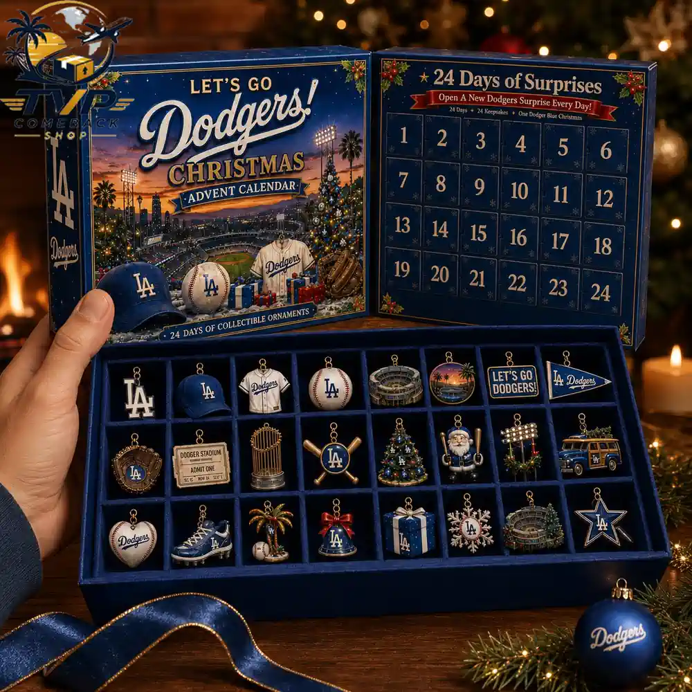 La Dodgers Baseball Christmas Advent Calendar 2026 La Dodgers Baseball Christmas Advent Calendar 2026