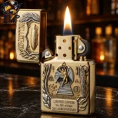 Led Zeppelin 58th Anniversary Collector’s Edition Zippo Lighter 1 Gold Led Zeppelin Stairway to Heaven 58th Anniversary lighter