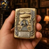 Led Zeppelin 58th Anniversary Collector’s Edition Zippo Lighter 2 Gold Led Zeppelin Stairway to Heaven limited edition metal lighter by Tvpcomebackshop