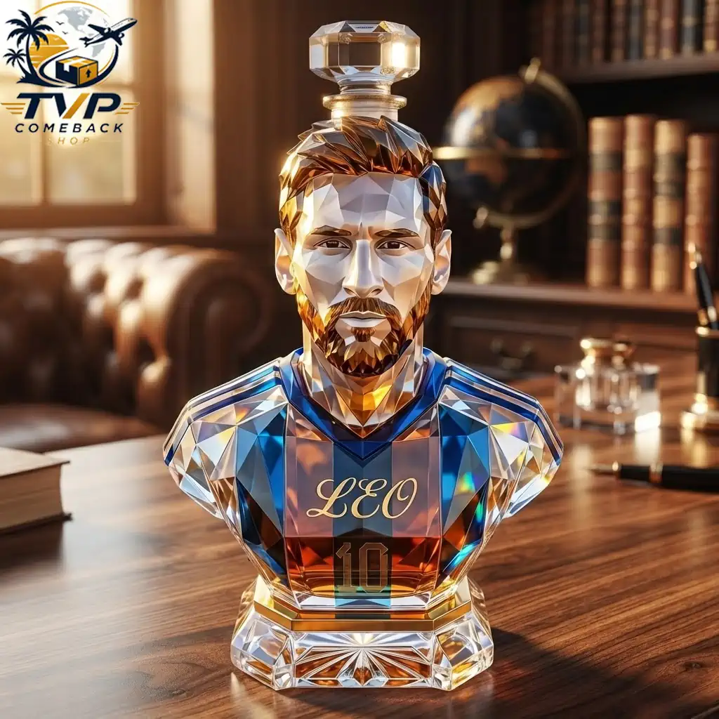 Lionel Messi Football Legend Crystal Decanter Bottle Lionel Messi Football Legend Crystal Decanter Bottle