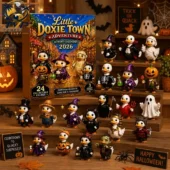 Little Doxie Town 2026 Halloween Advent Calendar 2 2026 Little Doxie Town Halloween advent calendar with 24 collectible duck figures by Tvpcomebackshop