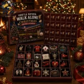 Liverpool FC branded Christmas advent calendar with collectible ornaments from Tvpcomebackshop.