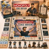 Luke Bryan Monopoly Collector Edition board game set by Tvpcomebackshop