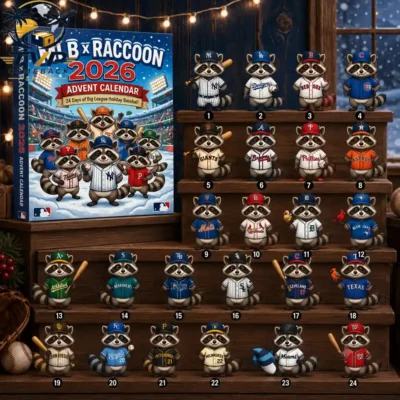 MLB x Raccoon Advent Calendar 2026