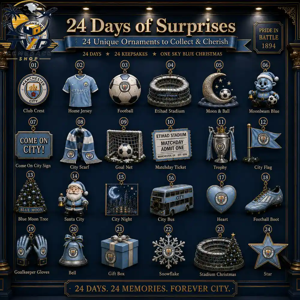 Manchester City Blue Moon Christmas Advent Calendar 2026 Manchester City Blue Moon Christmas Advent Calendar 2026