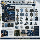 Manchester City Blue Moon Christmas Advent Calendar 2026 4 Manchester City FC holiday advent calendar with 24 collectible ornaments by Tvpcomebackshop