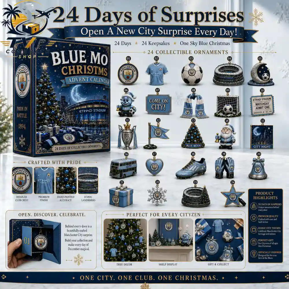 Manchester City Blue Moon Christmas Advent Calendar 2026 Manchester City Blue Moon Christmas Advent Calendar 2026