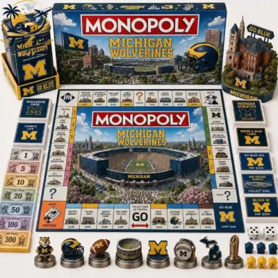 Michigan Wolverines Collector's Edition Monopoly Board Game 2026