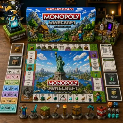 Minecraft Collector's Edition Monopoly Board Game 2026
