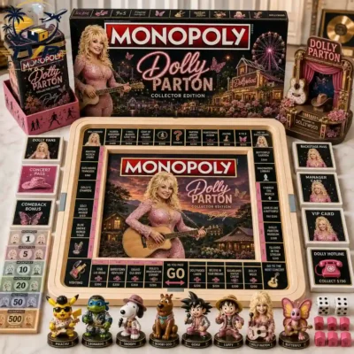 Monopoly Anime x Dolly Parton Collector's Edition Board Game