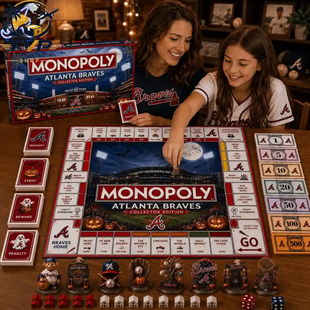 Monopoly Atlanta Braves Collector Edition Board Game Monopoly Atlanta Braves Collector Edition Board Game