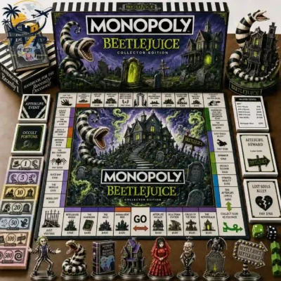 Monopoly Beetlejuice Collector's Edition Board Game Monopoly Beetlejuice Collector's Edition Board Game