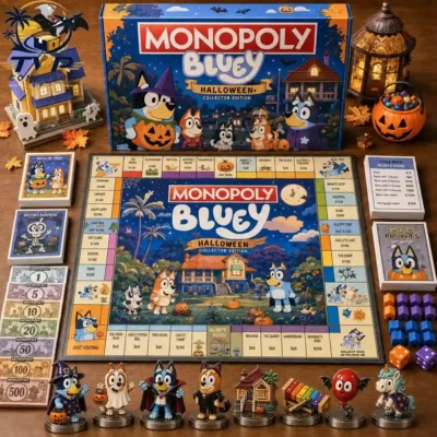 Monopoly Bluey Halloween Collector Edition Board Game