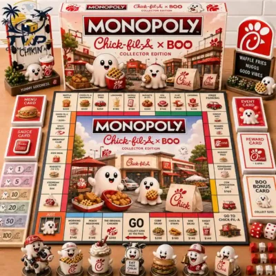 Monopoly Chick-fil-A x BOO Collector Edition Board Game