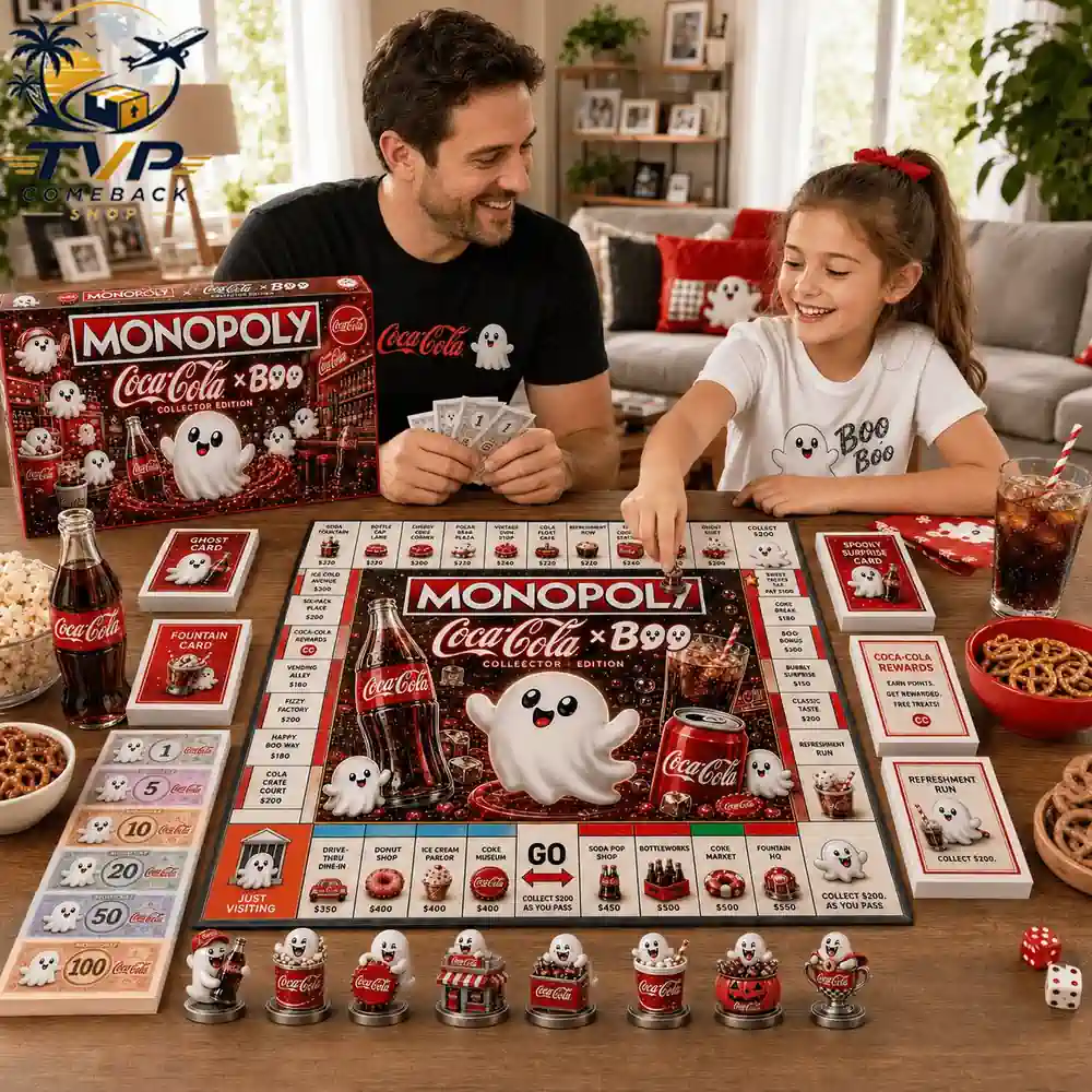 Monopoly Coca-Cola x Boo Collector Edition Board Game Monopoly Coca-Cola x Boo Collector Edition Board Game