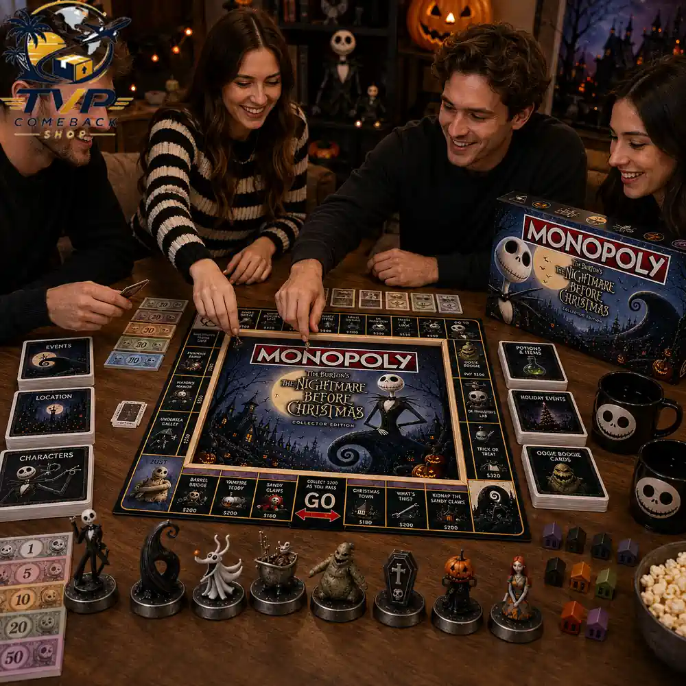 Monopoly Disney Tim Burton's The Nightmare Before Christmas Collector's Edition Board Game Monopoly Disney Tim Burton's The Nightmare Before Christmas Collector's Edition Board Game