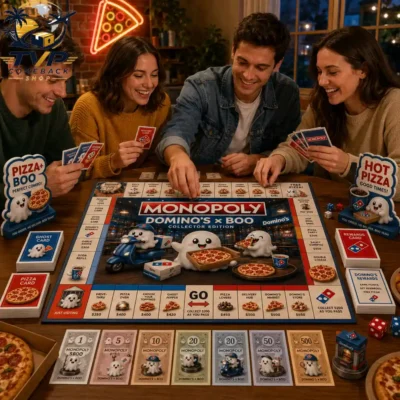 Monopoly Domino's x Boo Collector's Edition Board Game Monopoly Domino's x Boo Collector's Edition Board Game