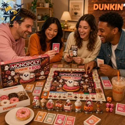 Monopoly Dunkin' x Boo Collector's Edition Board Game Monopoly Dunkin' x Boo Collector's Edition Board Game