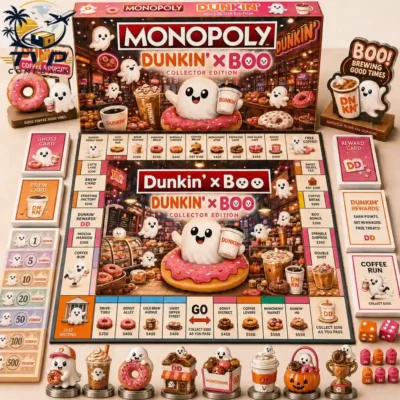 Monopoly Dunkin' x Boo Collector's Edition Board Game