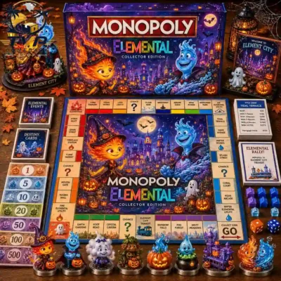 Monopoly Elemental Halloween Collector's Edition Board Game