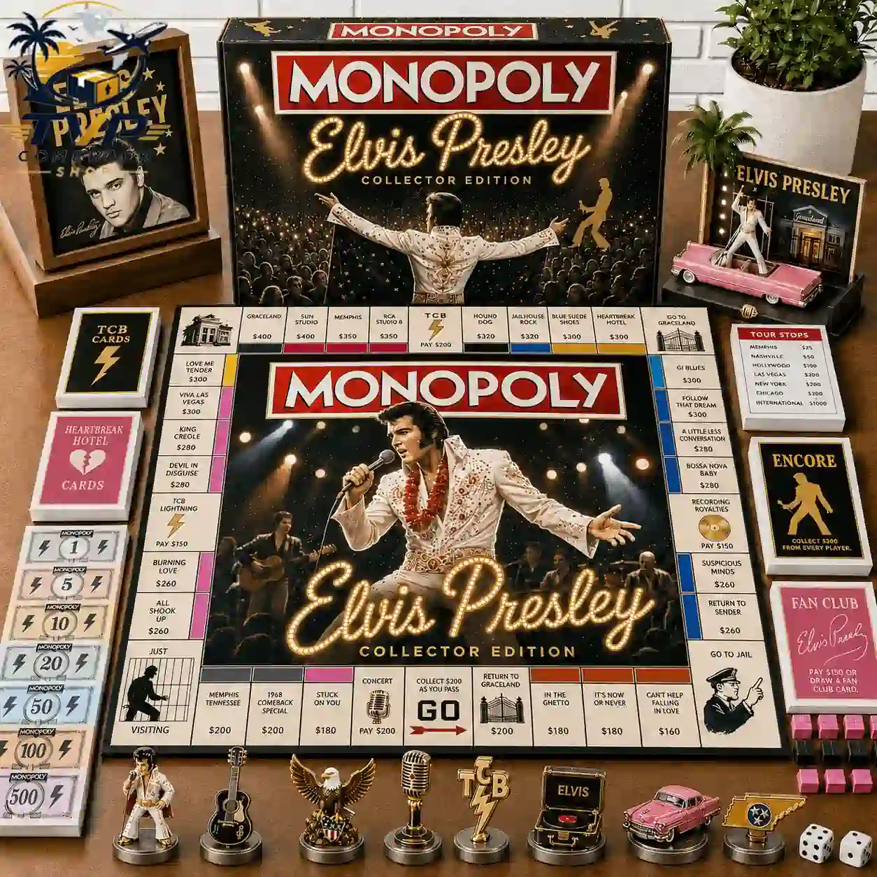 Monopoly Elvis Presley Limited Collector's Edition Board Game