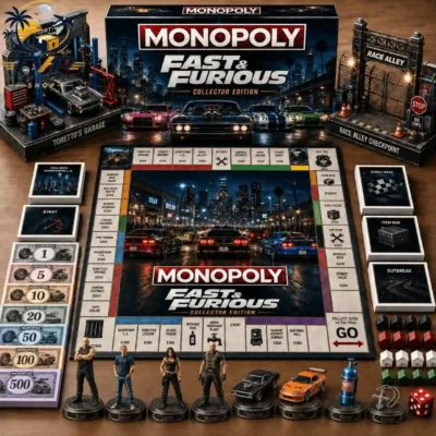 Monopoly Fast & Furious Collector Edition Board Game Monopoly Fast & Furious Collector Edition Board Game
