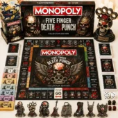 Five Finger Death Punch collector edition Monopoly board game set available at Tvpcomebackshop